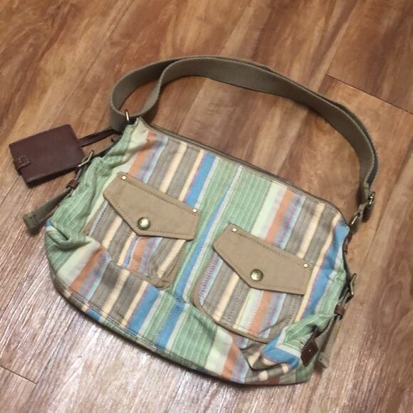 Fossil Multicolored Stripe Purse - Picture 2 of 12